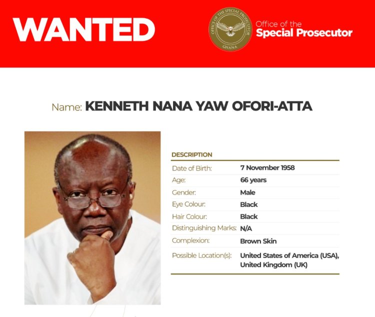 OSP Declares Ken Ofori-Atta Wanted?See The Profile OSP Shared